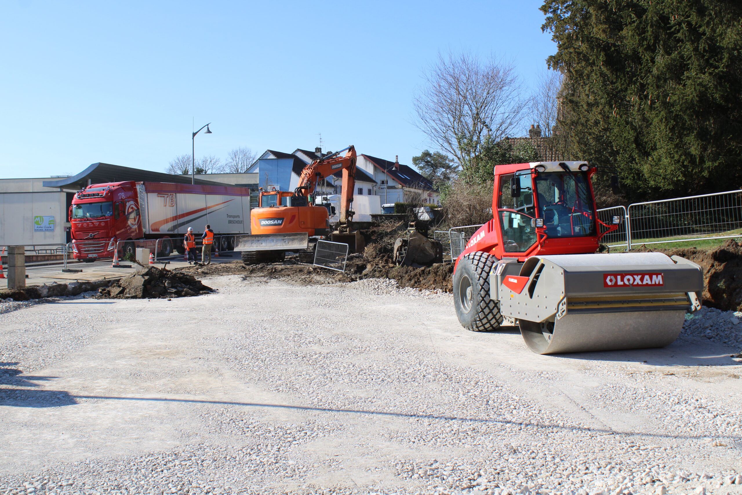 Photo travaux giratoire bavilliers 2