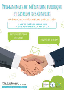 Affiche médiation juridique - Bavilliers 2025