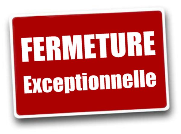 Fermeture-exceptionnelle