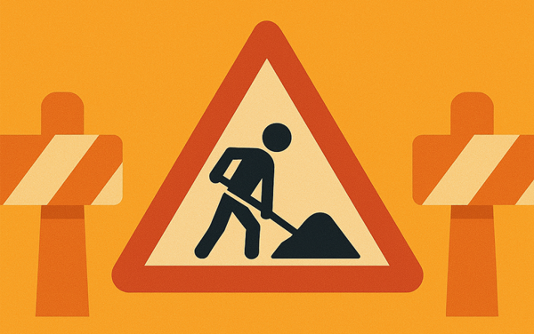 affiche info travaux